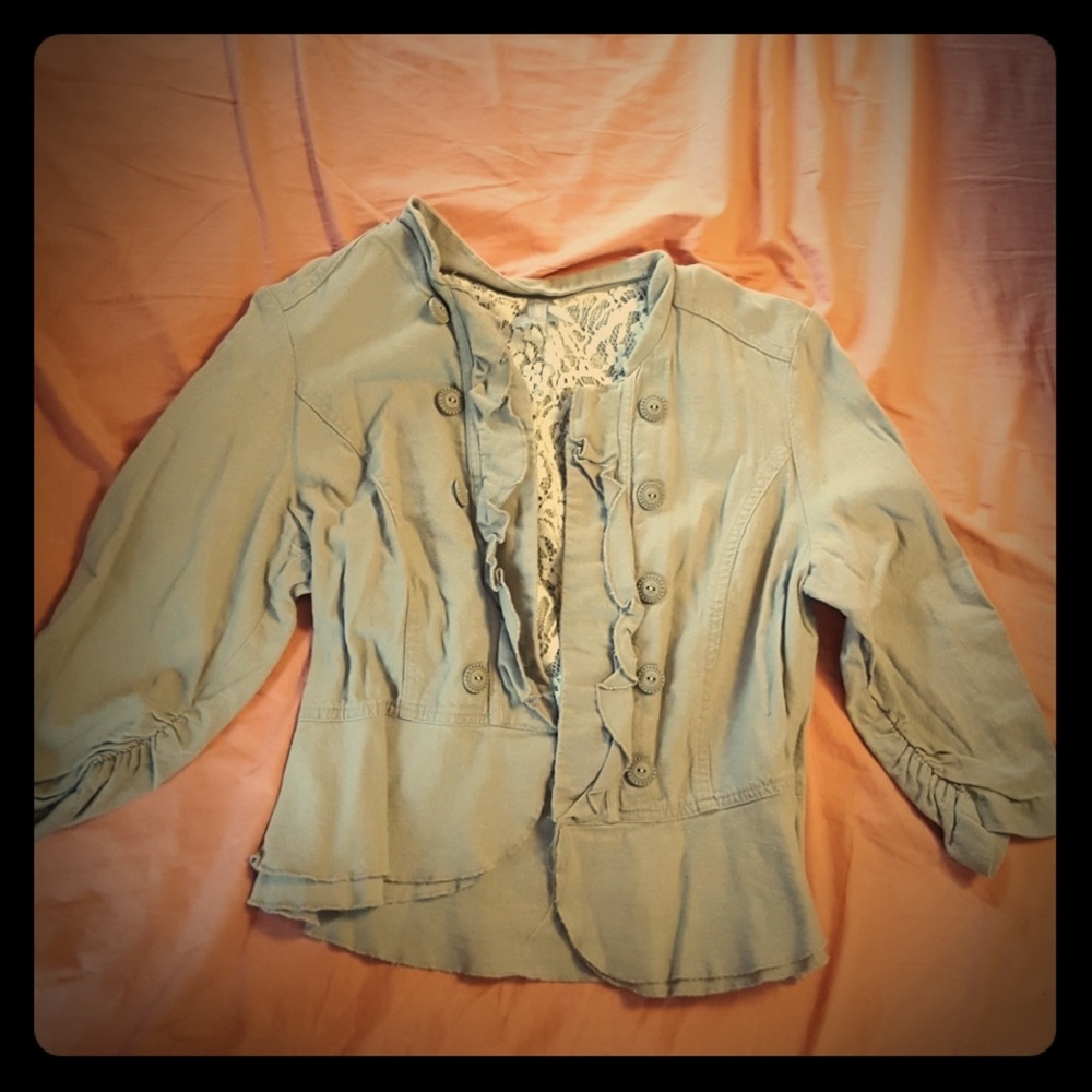 Tan cardigan